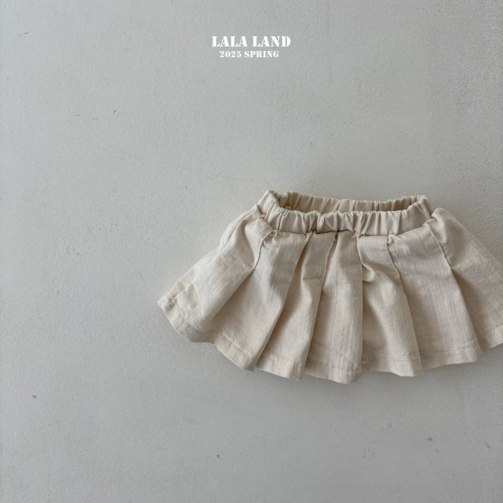 Lalaland - Korean Children Fashion - #minifashionista - Slub Denim Pleated Skirt - 2