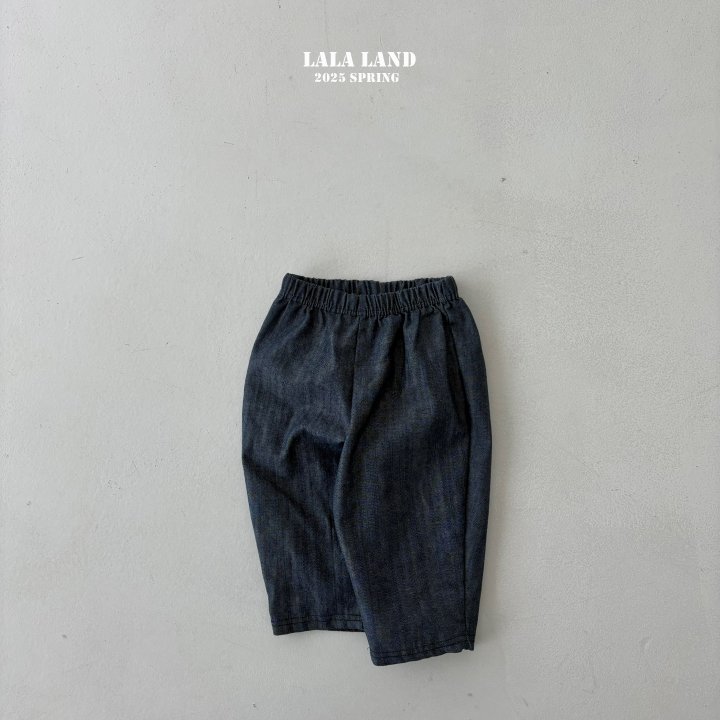 Lalaland - Korean Children Fashion - #minifashionista - Slub Denim Pants