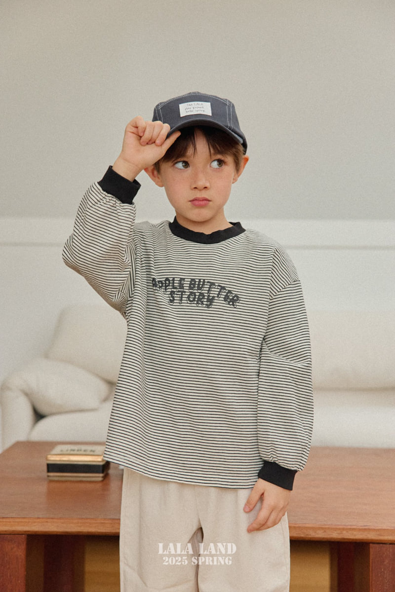 Lalaland - Korean Children Fashion - #minifashionista - Apple Butter Raglan Tee - 11