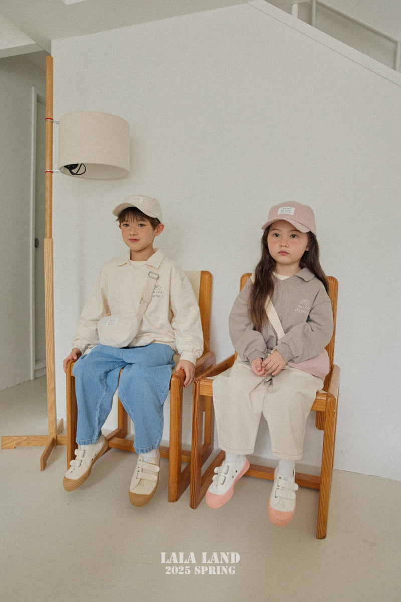 Lalaland - Korean Children Fashion - #minifashionista - Friends Collar Sweatshirts - 9