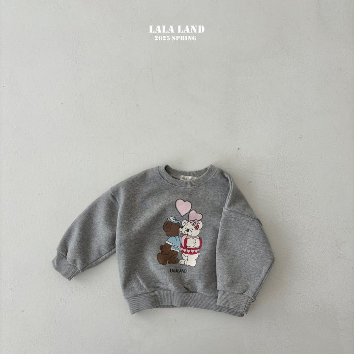 Lalaland - Korean Children Fashion - #minifashionista - Kiss Bear Sweatshirts - 6