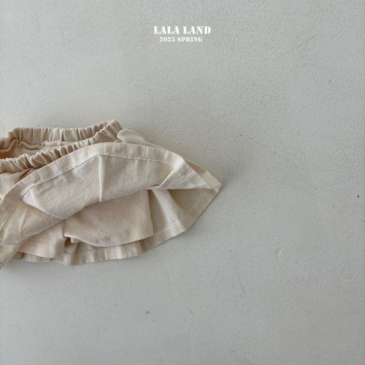 Lalaland - Korean Children Fashion - #prettylittlegirls - Slub Denim Pleated Skirt - 3