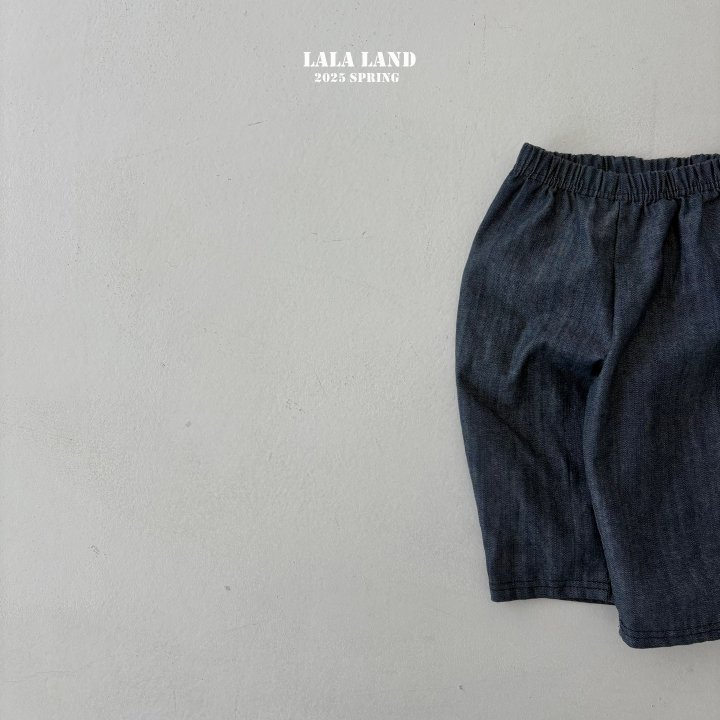 Lalaland - Korean Children Fashion - #prettylittlegirls - Slub Denim Pants - 2