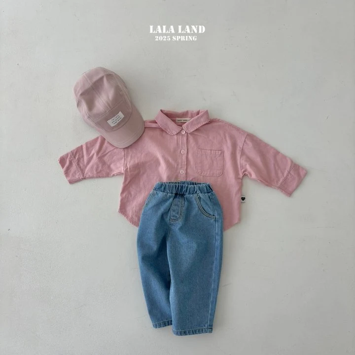 Lalaland - Korean Children Fashion - #prettylittlegirls - Round Collar Shirt - 7