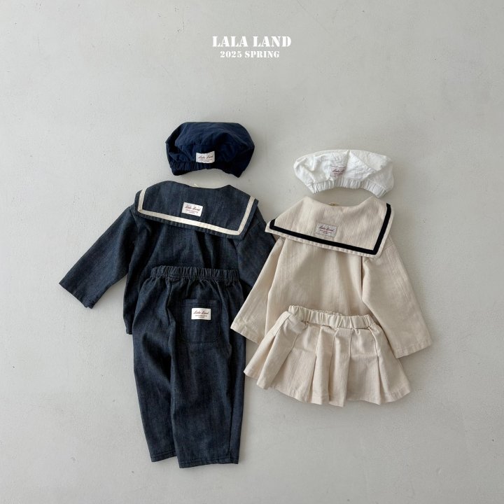 Lalaland - Korean Children Fashion - #stylishchildhood - Slub Denim Pants - 5