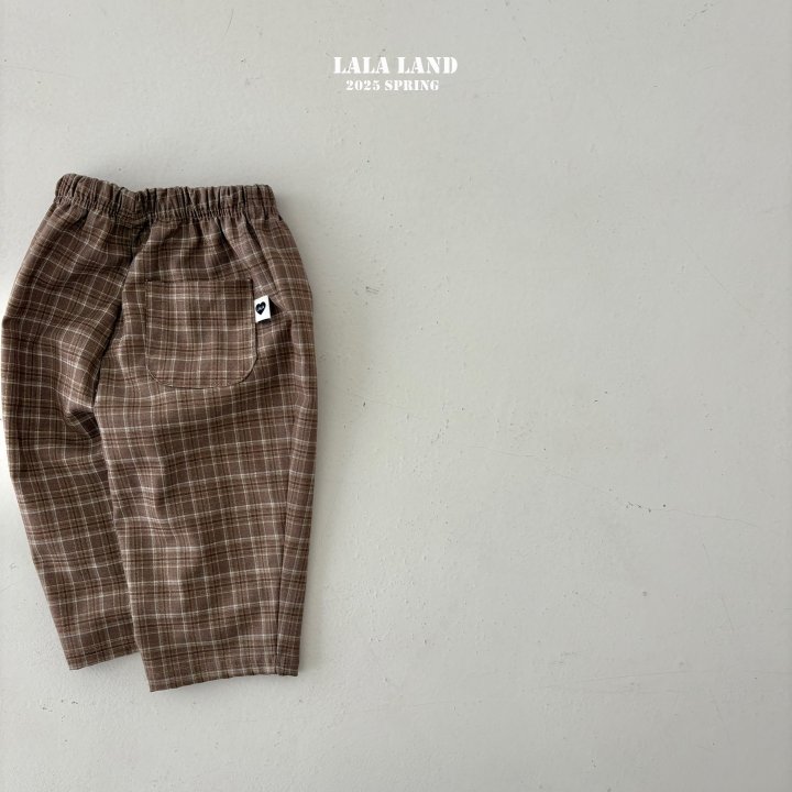 Lalaland - Korean Children Fashion - #stylishchildhood - Haru Check Pants - 3