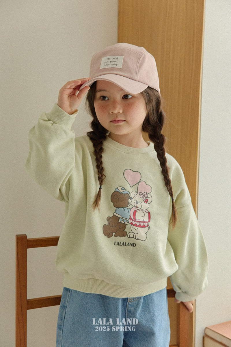 Lalaland - Korean Children Fashion - #stylishchildhood - Kiss Bear Sweatshirts - 10