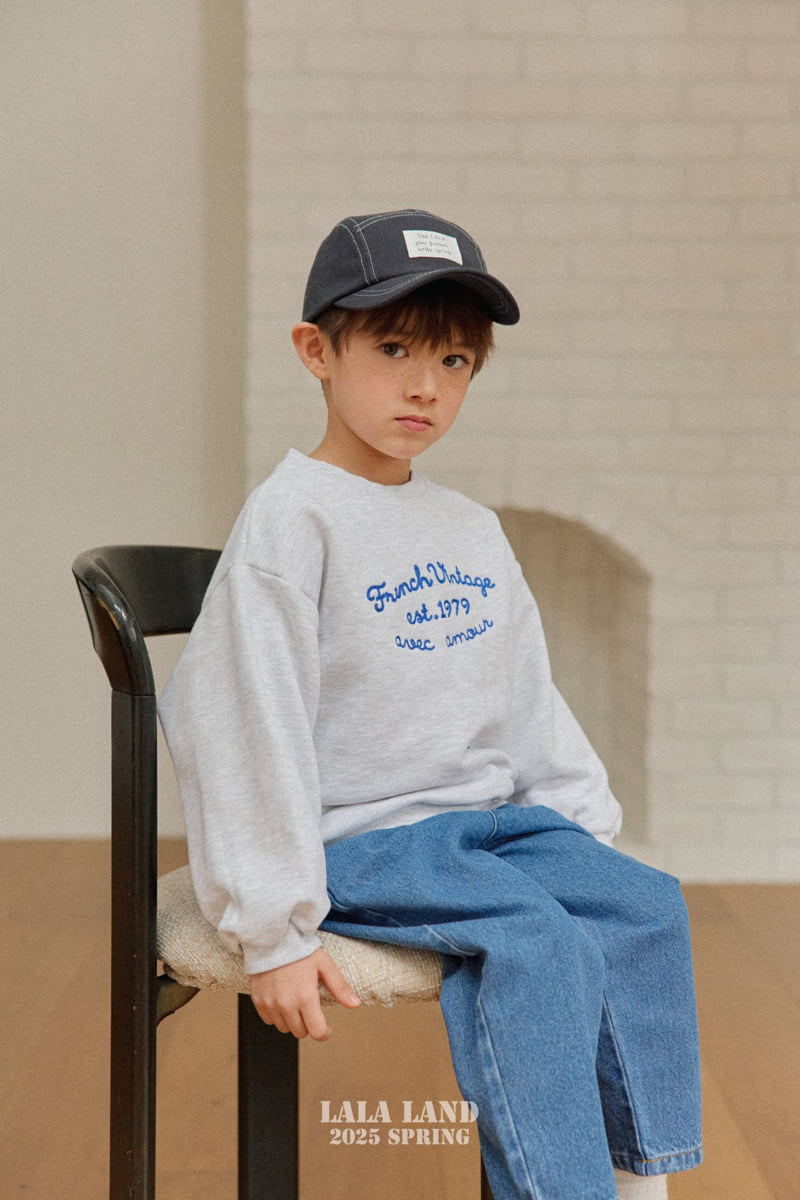 Lalaland - Korean Children Fashion - #stylishchildhood - French Embroidery Sweatshirts - 8