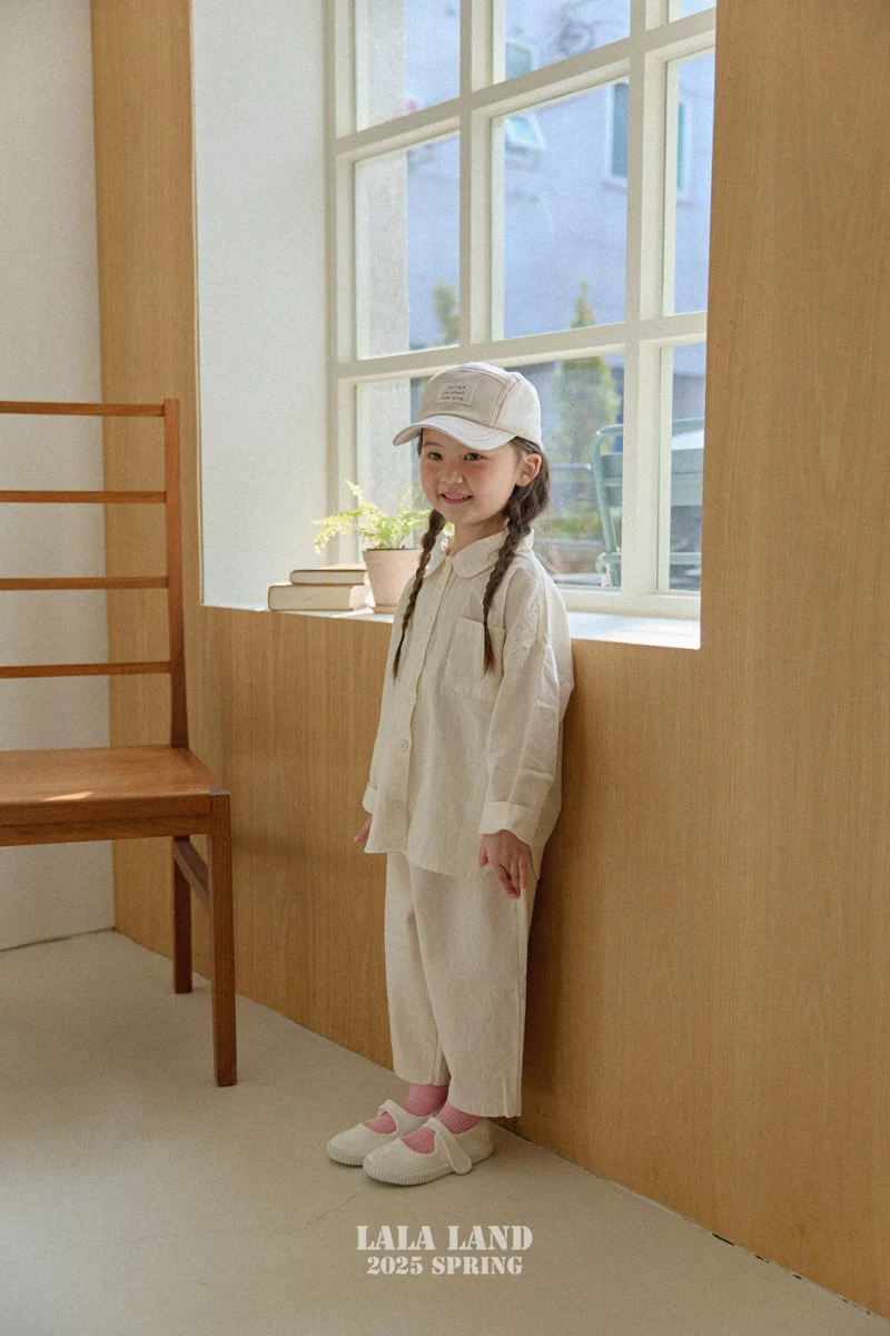 Lalaland - Korean Children Fashion - #todddlerfashion - Round Collar Shirt - 8