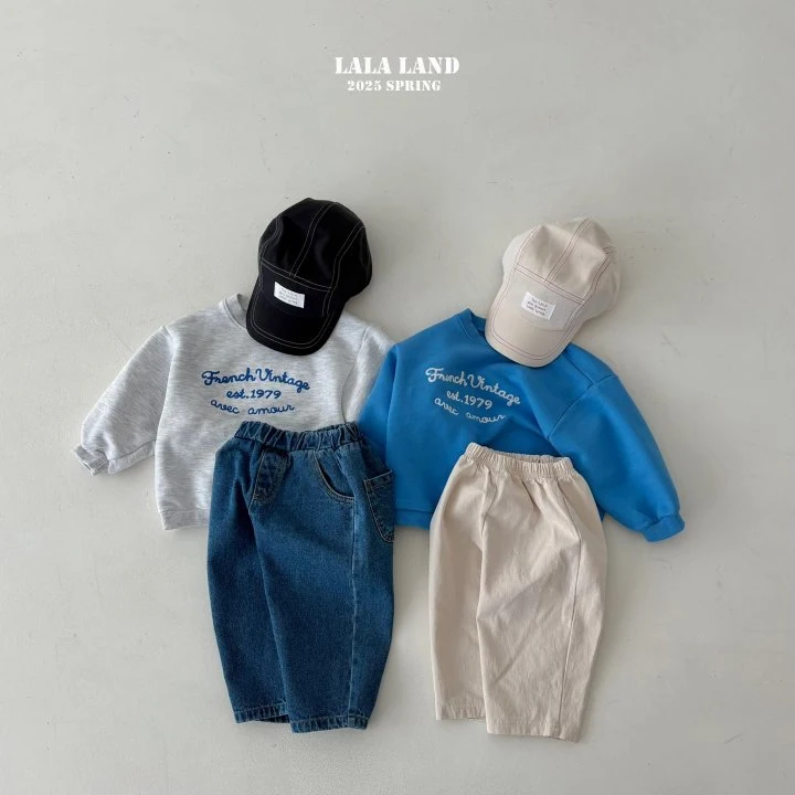 Lalaland - Korean Children Fashion - #toddlerclothing - French Embroidery Sweatshirts - 7