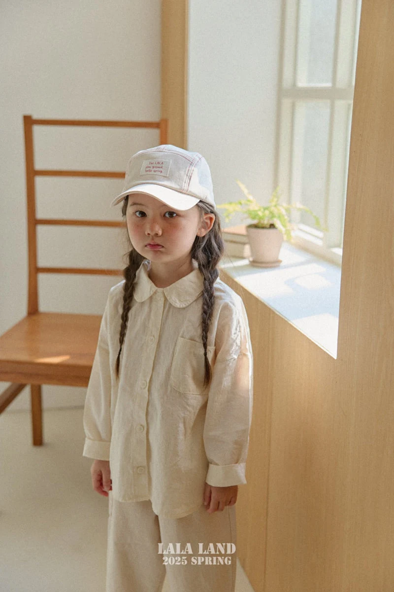 Lalaland - Korean Children Fashion - #toddlerclothing - Round Collar Shirt - 9