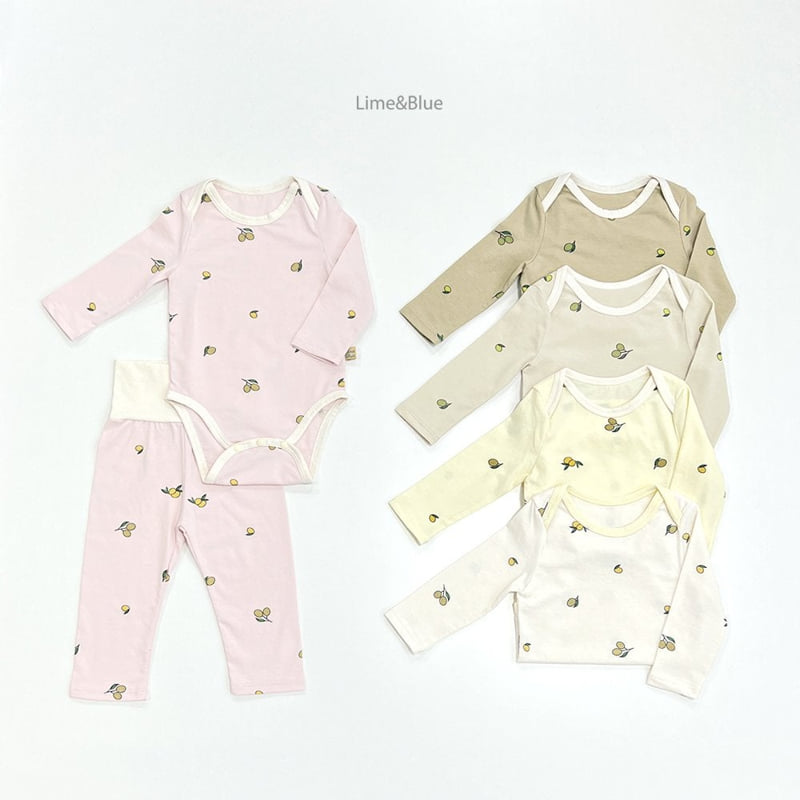 Lime & Blue - Korean Baby Fashion - #babyfever - Organic Olive Suit