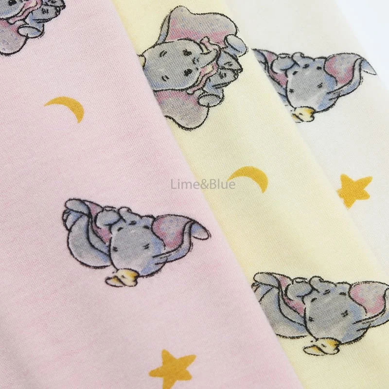 Lime & Blue - Korean Baby Fashion - #babygirlfashion - Soft Elephant Top Bottom Set - 11