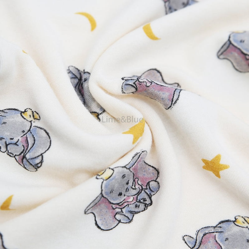Lime & Blue - Korean Baby Fashion - #babylifestyle - Soft Elephant Top Bottom Set - 12