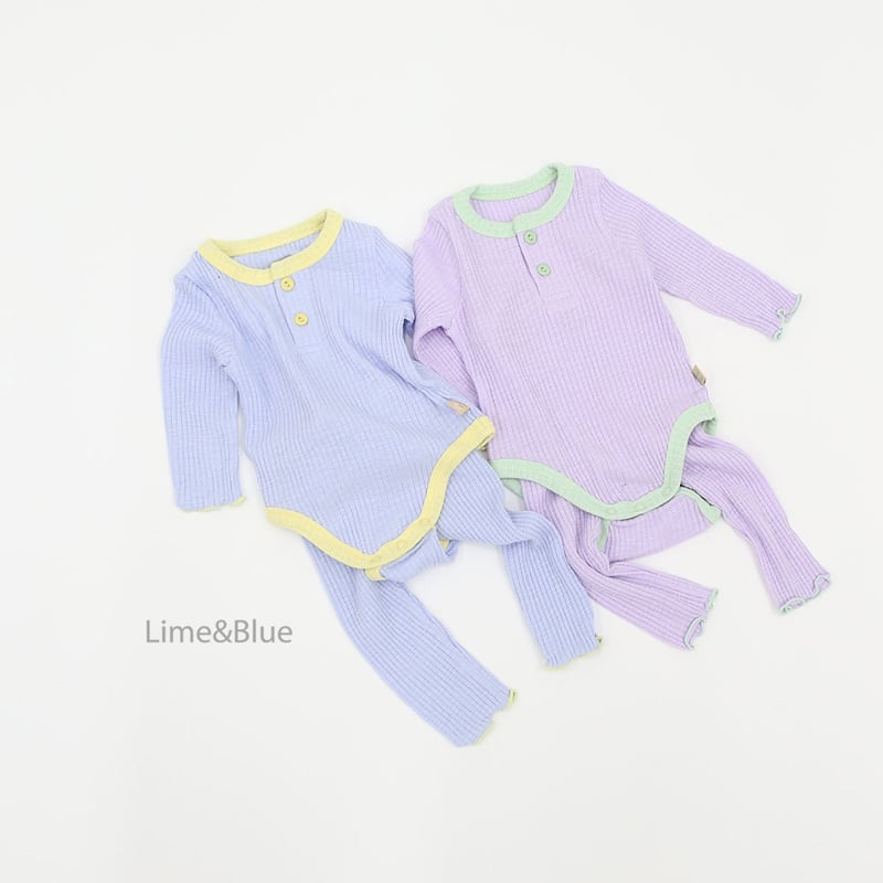 Lime & Blue - Korean Baby Fashion - #babylifestyle - Shushu Marshmello Suit - 2
