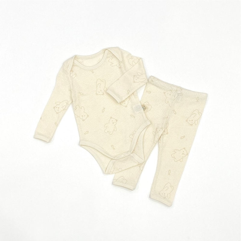 Lime & Blue - Korean Baby Fashion - #babyootd - Fish Bear Suit - 6