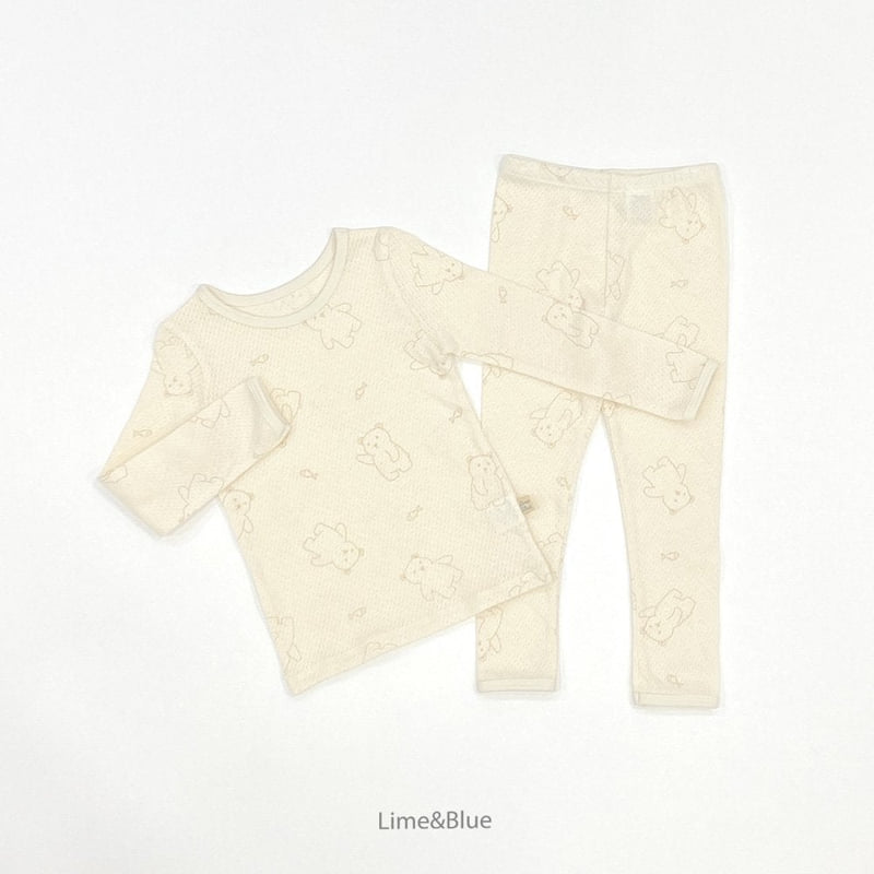 Lime & Blue - Korean Children Fashion - #Kfashion4kids - Fish Bear Easywear - 10