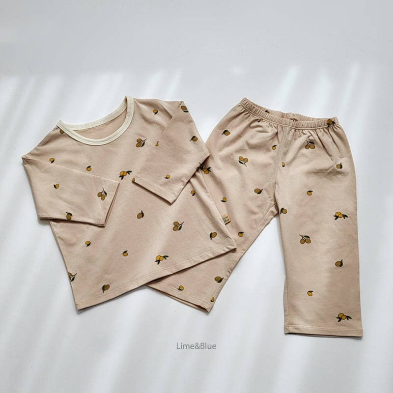 Lime & Blue - Korean Children Fashion - #Kfashion4kids - Organic Olive Easywear - 9