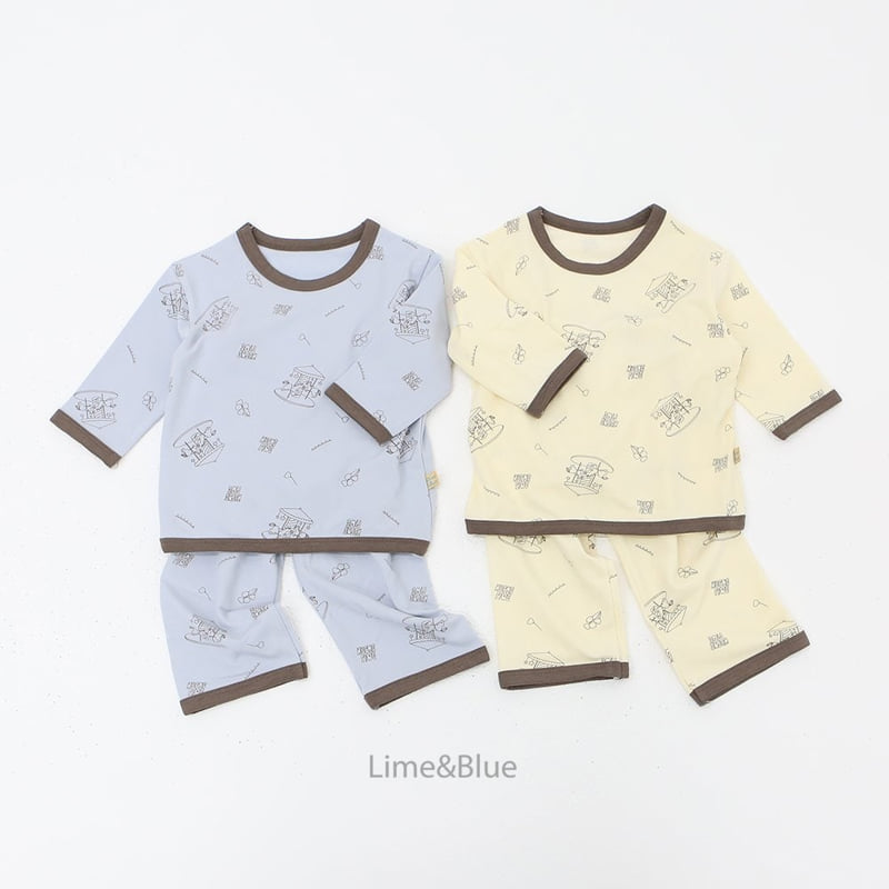 Lime & Blue - Korean Children Fashion - #childofig - Carousel Easywear - 3