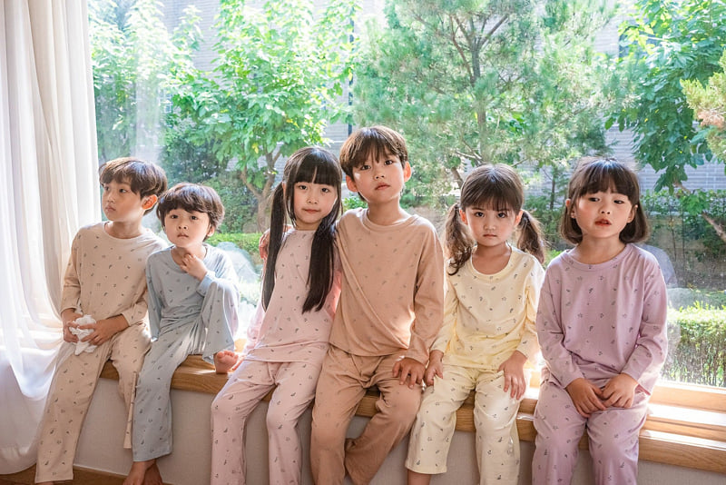 Lime & Blue - Korean Children Fashion - #childofig - Organic Leaf Easywear - 2