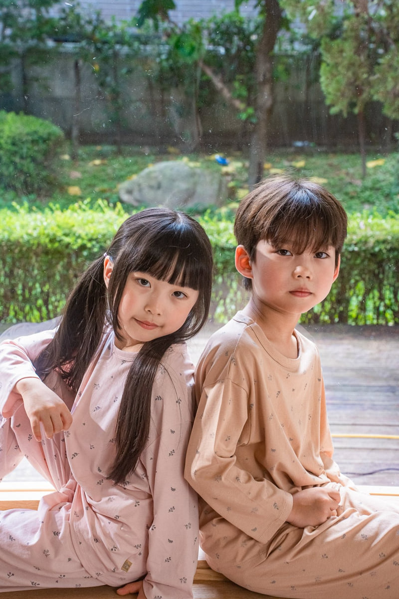 Lime & Blue - Korean Children Fashion - #childofig - Organic Leaf Easywear - 3