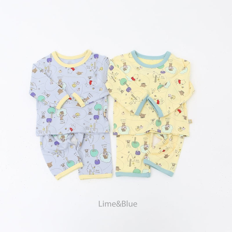 Lime & Blue - Korean Children Fashion - #childrensboutique - Forest Friends Easywear - 7