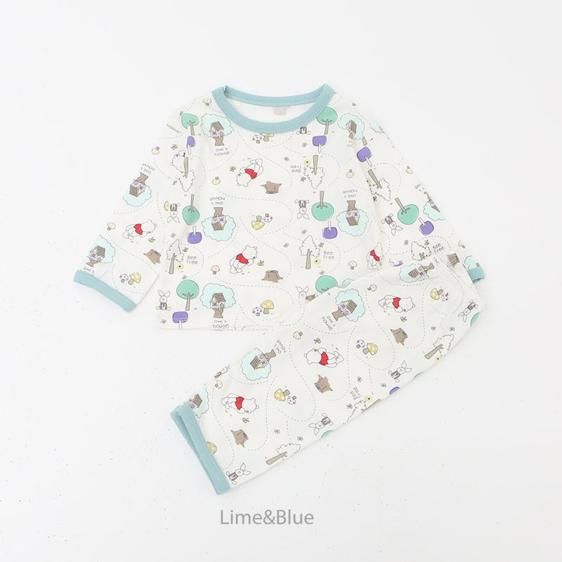 Lime & Blue - Korean Children Fashion - #designkidswear - Forest Friends Easywear - 8