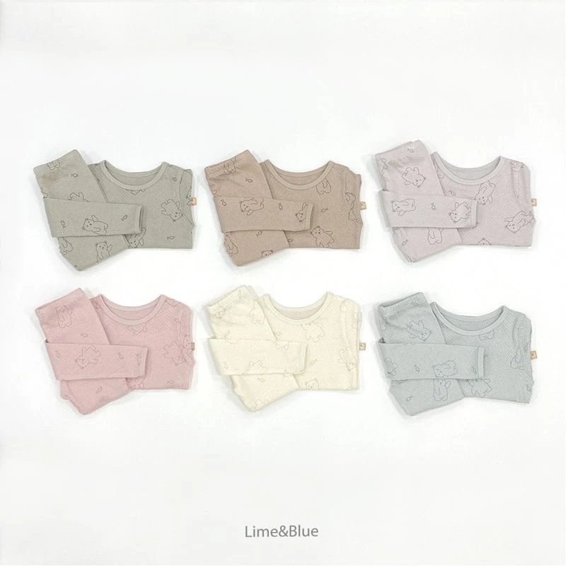 Lime & Blue - Korean Children Fashion - #discoveringself - Fish Bear Easywear - 5