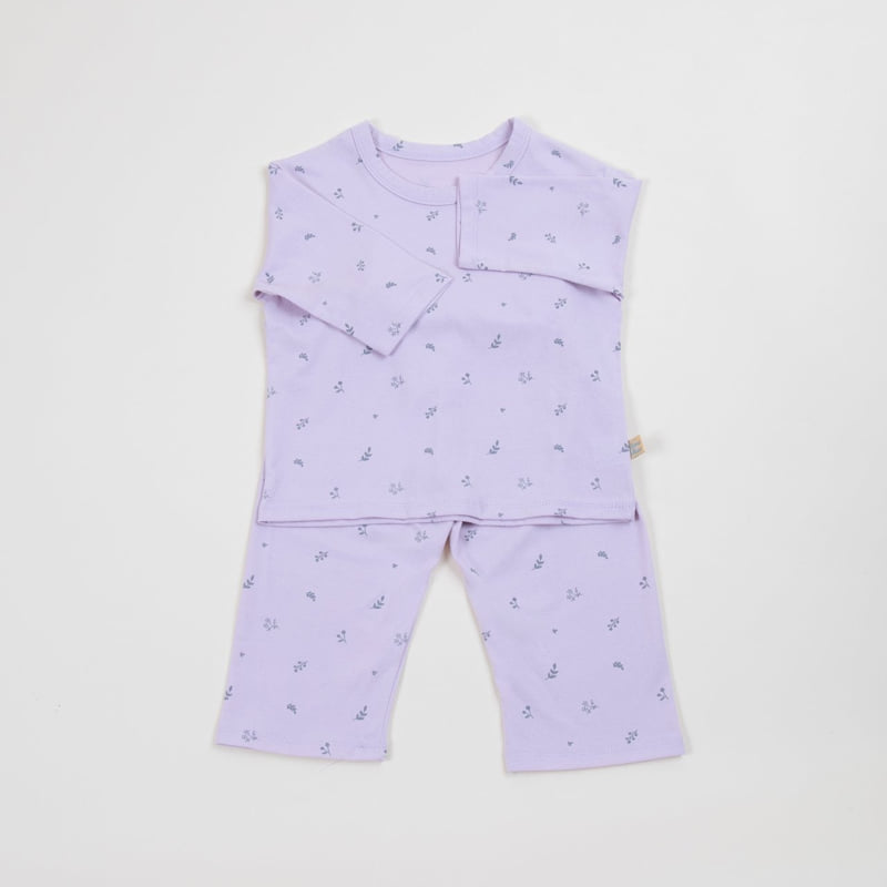 Lime & Blue - Korean Children Fashion - #fashionkids - Organic Leaf Easywear - 7