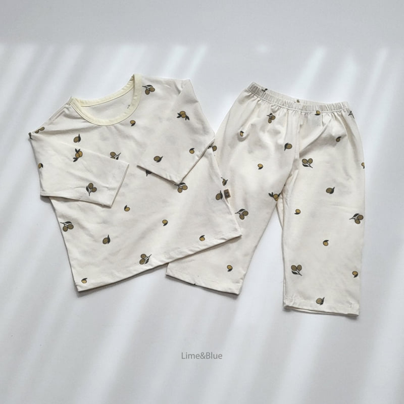 Lime & Blue - Korean Children Fashion - #fashionkids - Organic Olive Easywear - 5