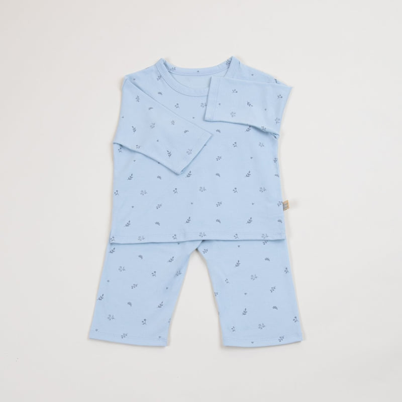 Lime & Blue - Korean Children Fashion - #kidsshorts - Organic Leaf Easywear - 8