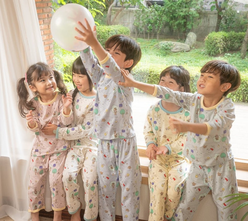 Lime & Blue - Korean Children Fashion - #minifashionista - Forest Friends Easywear