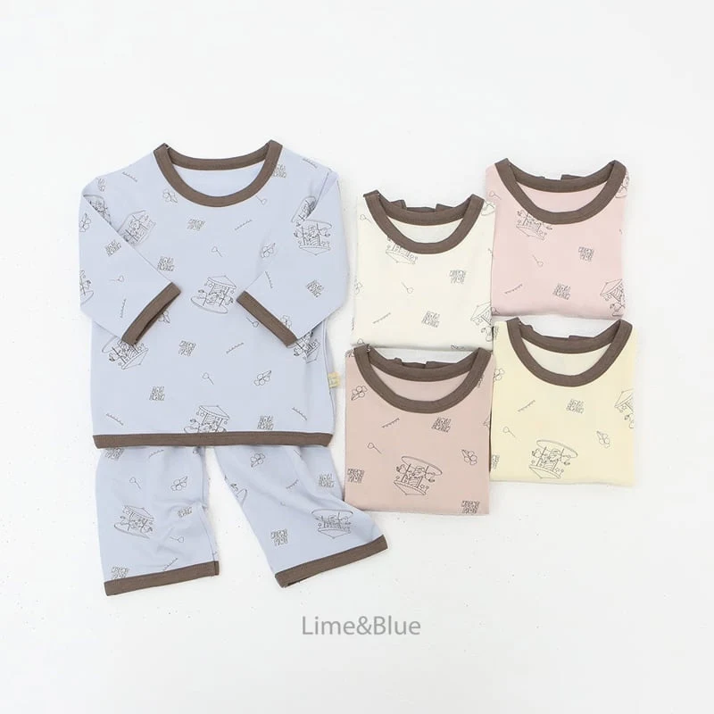 Lime & Blue - Korean Children Fashion - #minifashionista - Carousel Easywear