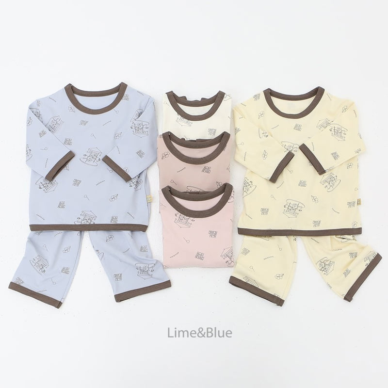 Lime & Blue - Korean Children Fashion - #prettylittlegirls - Carousel Easywear - 2
