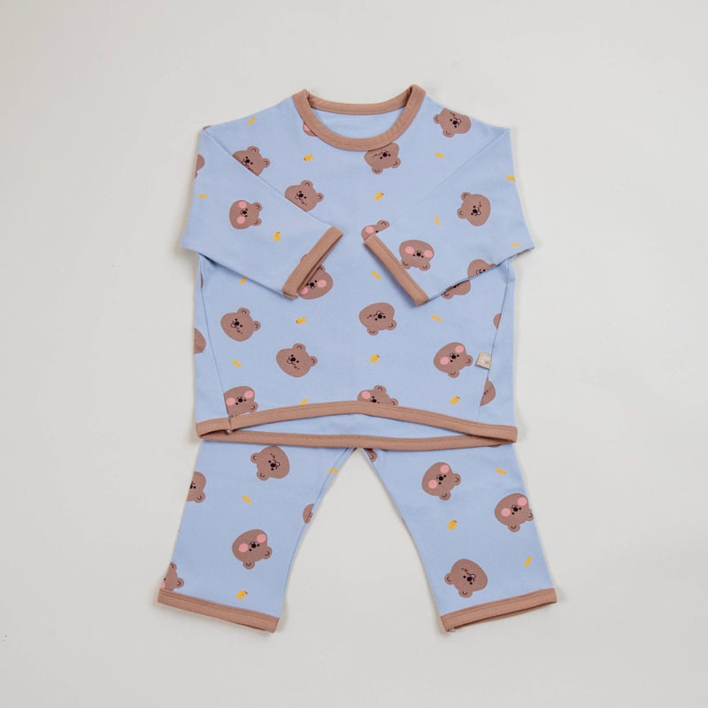 Lime & Blue - Korean Children Fashion - #stylishchildhood - New Bear Easywear - 7