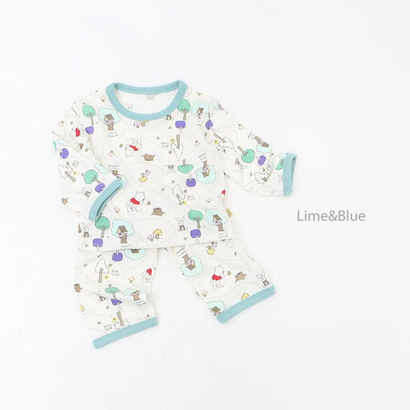 Lime & Blue - Korean Children Fashion - #stylishchildhood - Forest Friends Easywear - 5