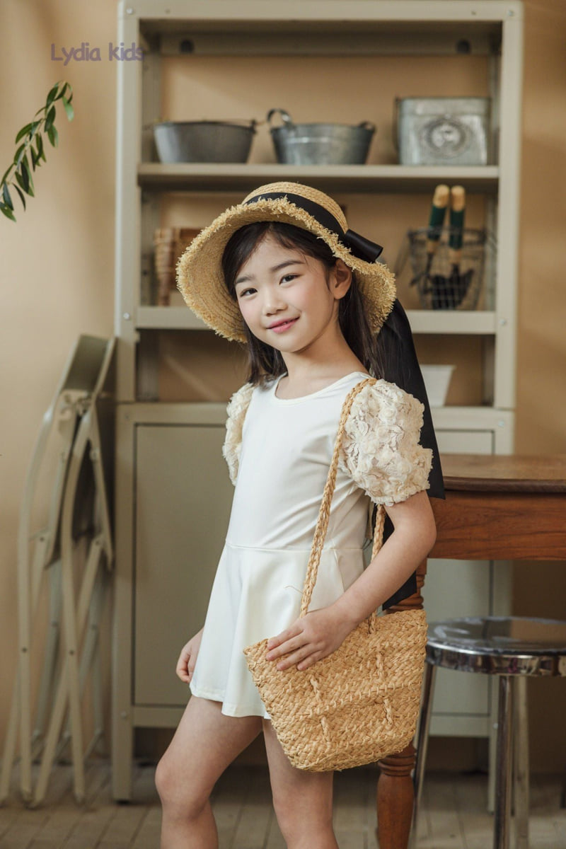 Lydia - Korean Children Fashion - #Kfashion4kids - Lace Swimsuit - 5