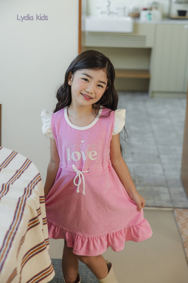 Lydia - Korean Children Fashion - #Kfashion4kids - Terry Beach One-piece - 3