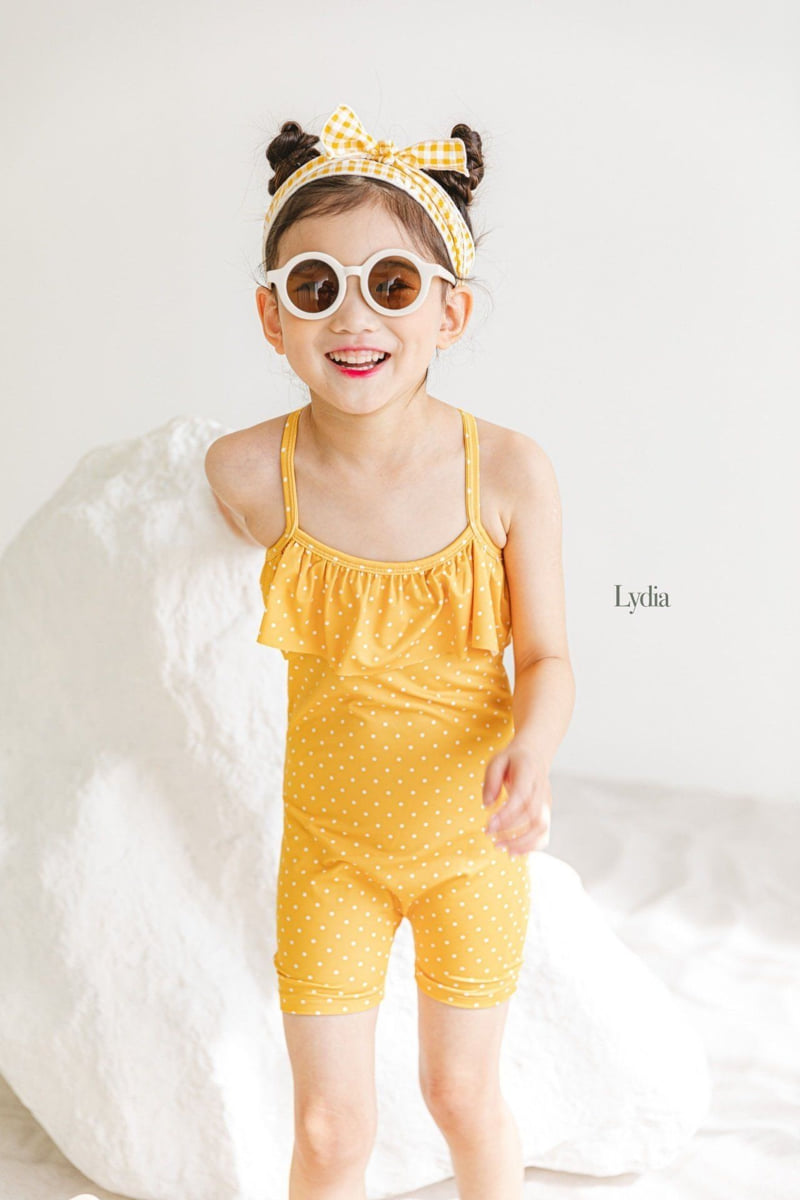 Lydia - Korean Children Fashion - #childofig - Dot Swimsuit