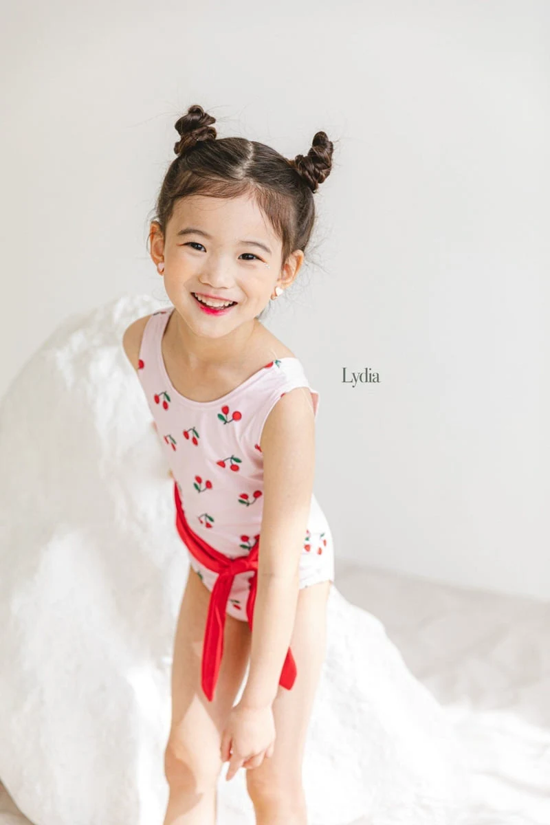 Lydia - Korean Children Fashion - #childofig - Cherry Swimsuit - 2