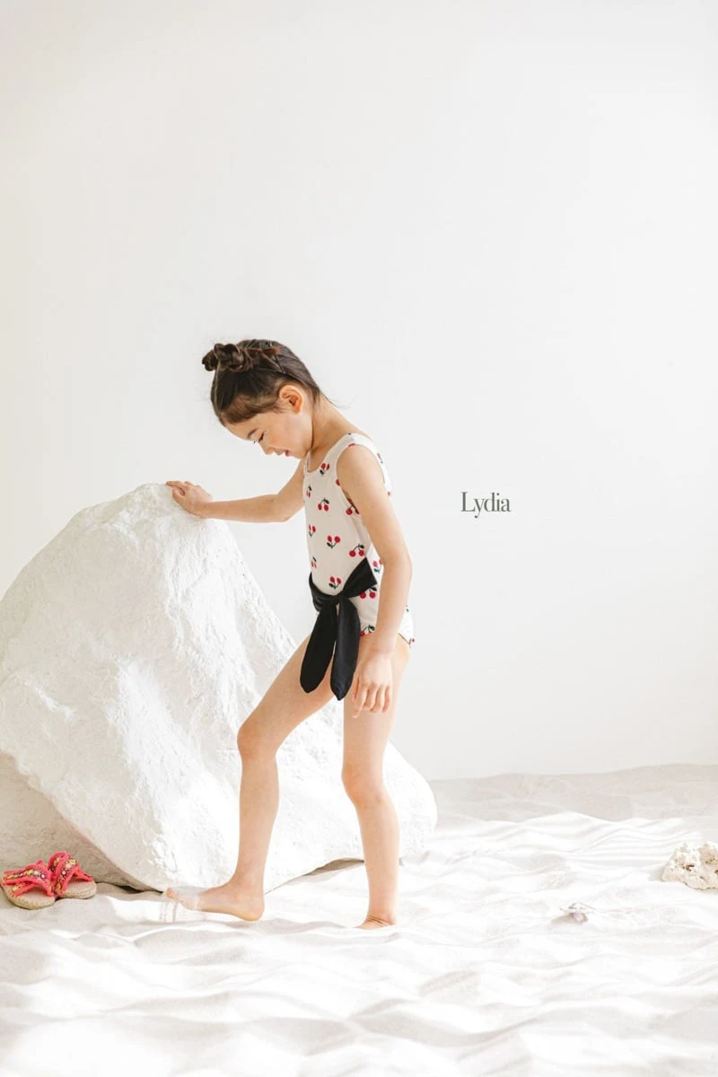 Lydia - Korean Children Fashion - #childofig - Cherry Swimsuit - 4