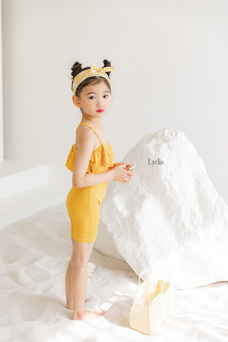 Lydia - Korean Children Fashion - #designkidswear - Dot Swimsuit - 3