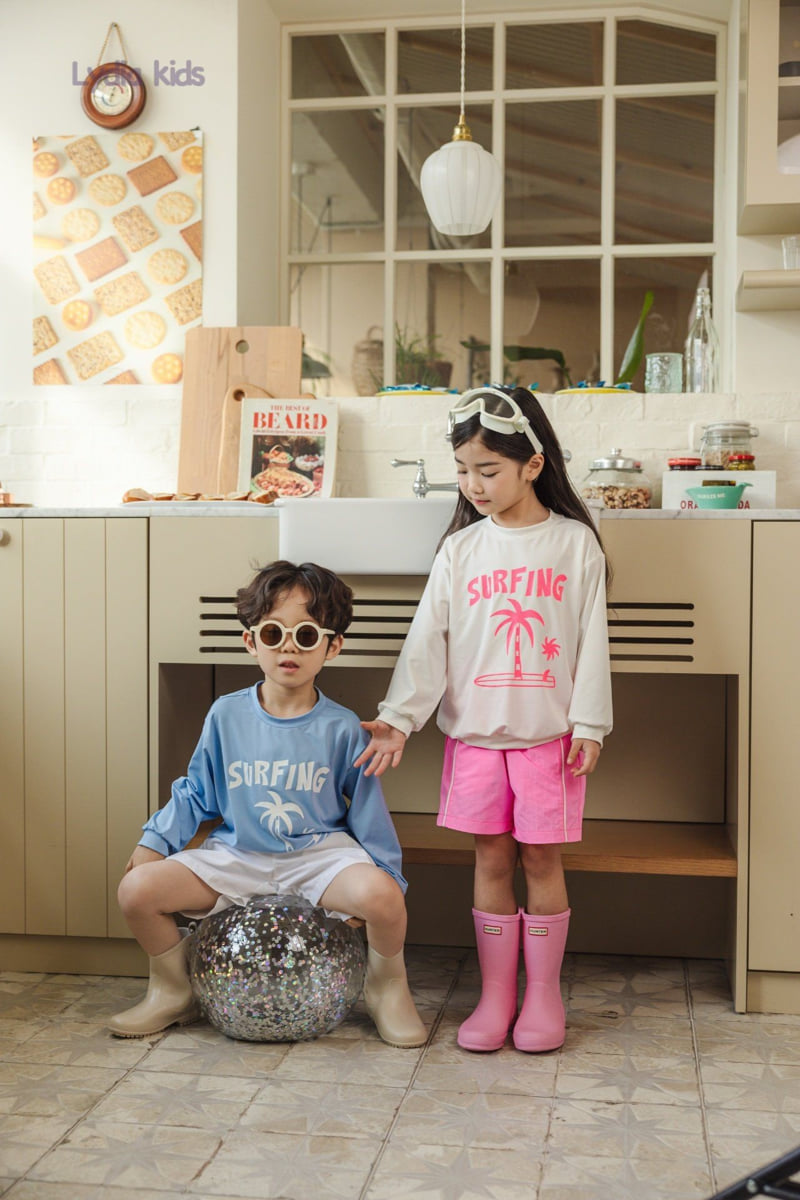 Lydia - Korean Children Fashion - #childrensboutique - Palm Tree Rash Guard - 4