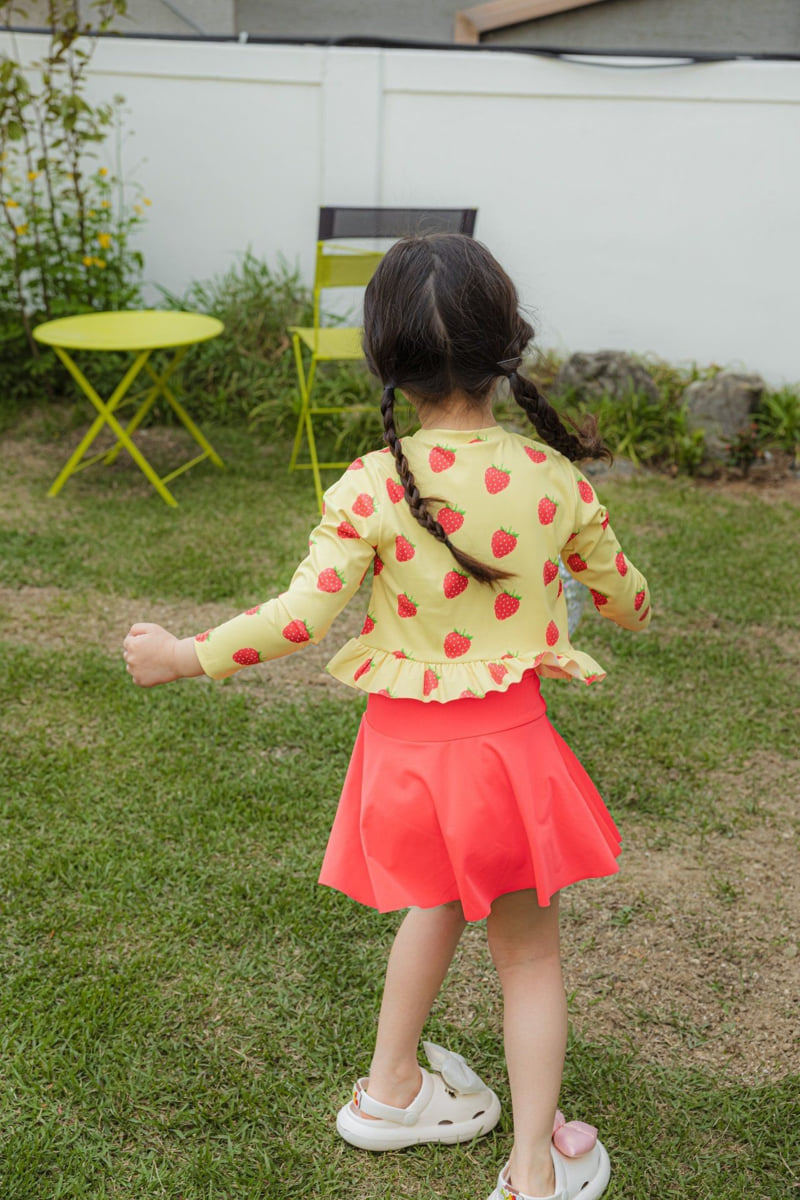 Lydia - Korean Children Fashion - #discoveringself - Strawberry Swimsuit - 3