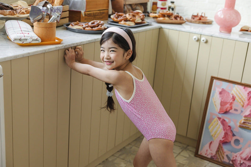 Lydia - Korean Children Fashion - #discoveringself - Leopard Ribbon Swimsuit - 10