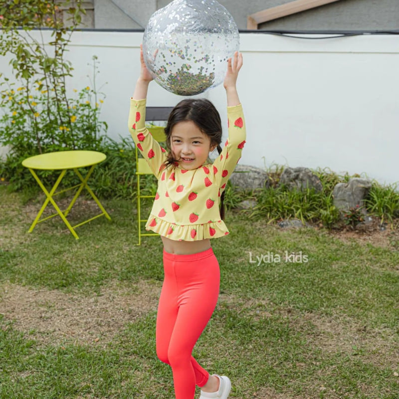 Lydia - Korean Children Fashion - #discoveringself - Strawberry Swimsuit - 4