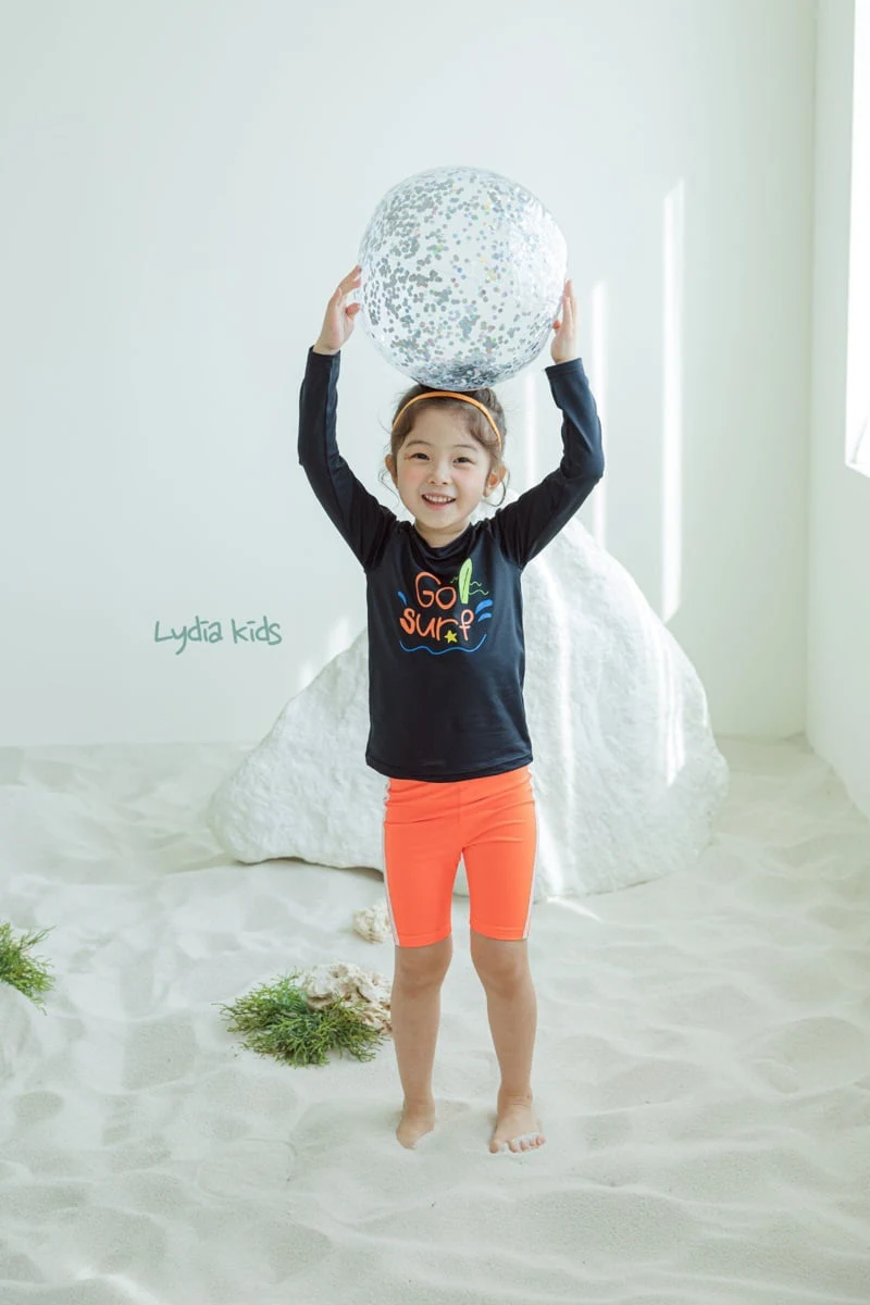 Lydia - Korean Children Fashion - #fashionkids - Surfer Rash Guard Set - 9