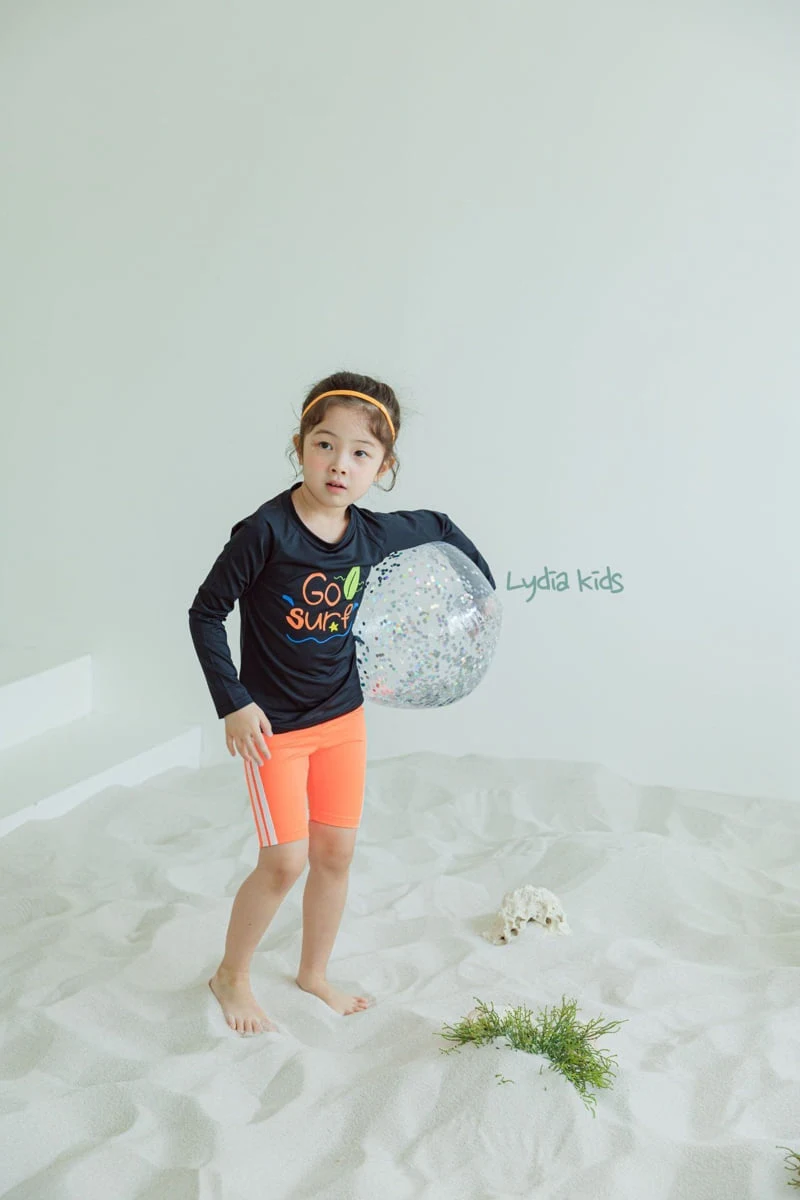 Lydia - Korean Children Fashion - #kidsshorts - Surfer Rash Guard Set - 10