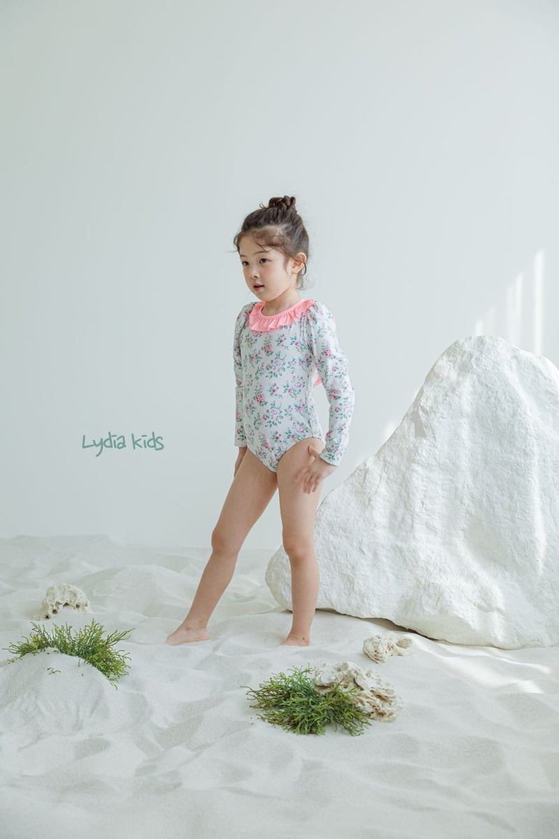 Lydia - Korean Children Fashion - #kidsstore - Maison One-piece Swimsuit - 2