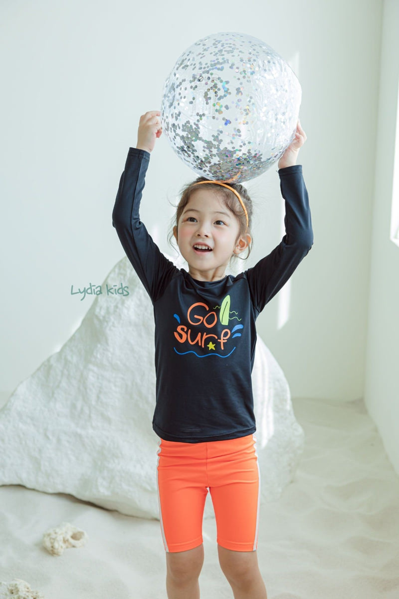 Lydia - Korean Children Fashion - #kidsstore - Surfer Rash Guard Set - 11